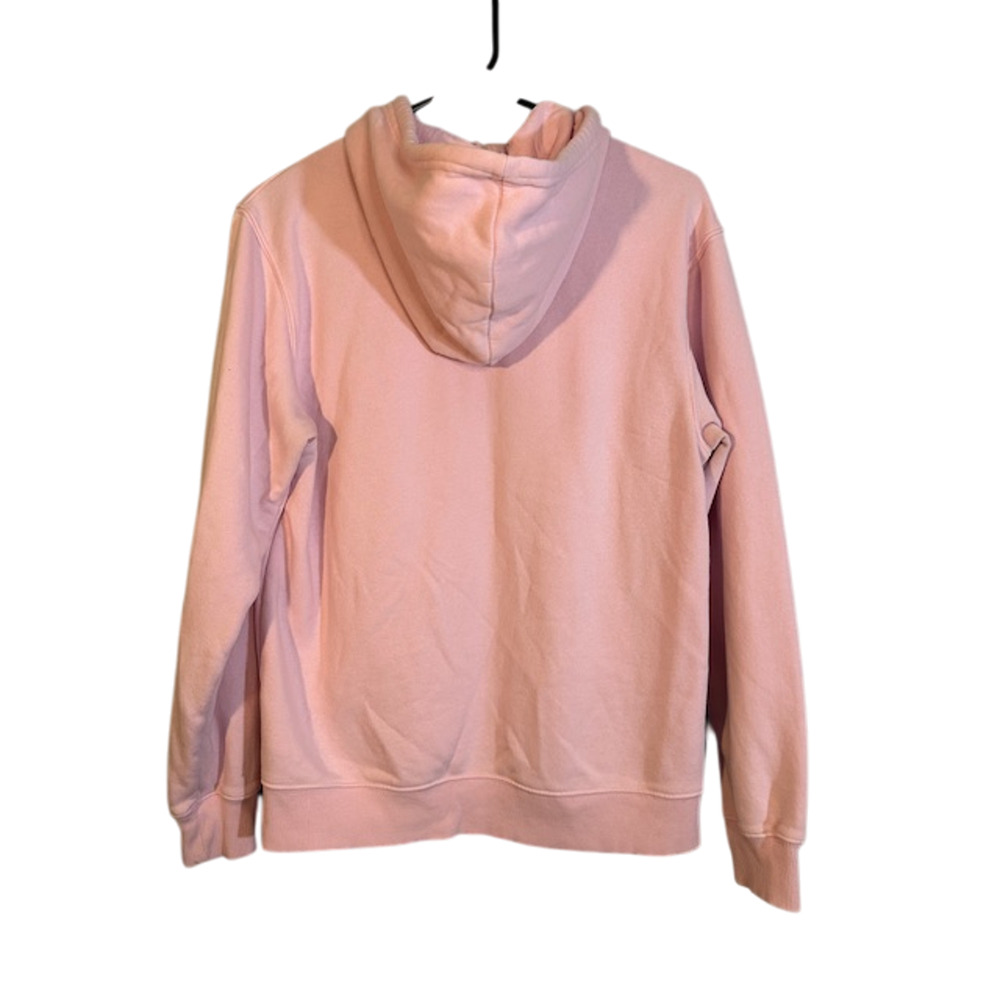 Adidas Pink Long Sleeve Cotton Hooded Casual Pullover Sweatshirt Women Sz S - Picture 2 of 10